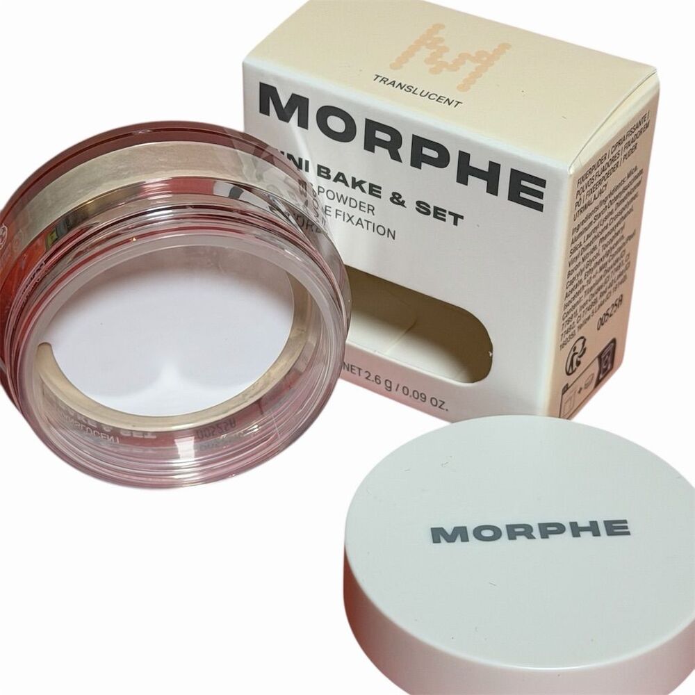 Morphe Mini Bake & Set Translucent Loose Finishing Powder 2.6g Travel Size